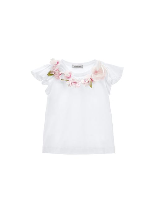 T-shirt, bambina, logata. MONNALISA | 11E613 52020099